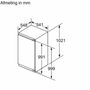 Bosch Serie 4 KIL32VFE0 afmetingen
