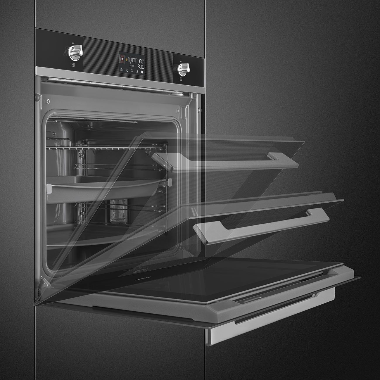 Smeg Linea SO6102TN oven Slimster