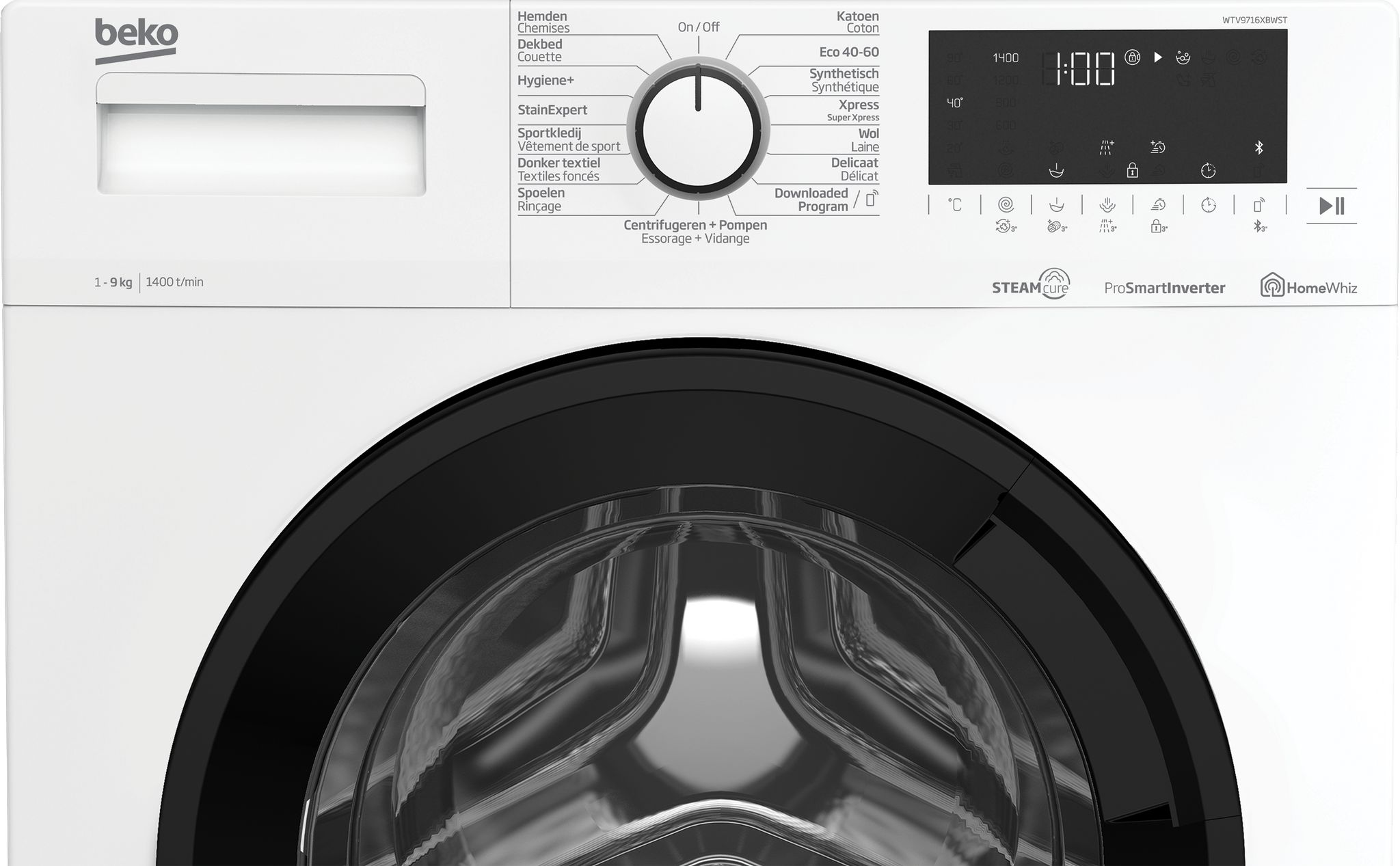 Beko WTV9716XBWST bediening