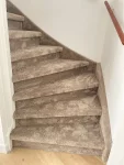 Mooie kwart draai trap bekleding