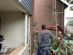 Glas vervanging met kraan 3de verdieping