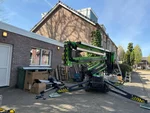 Met Greenworlds kraan kunnen we lastig bereikbare klussen succesvol maken, zoals hier in Venlo