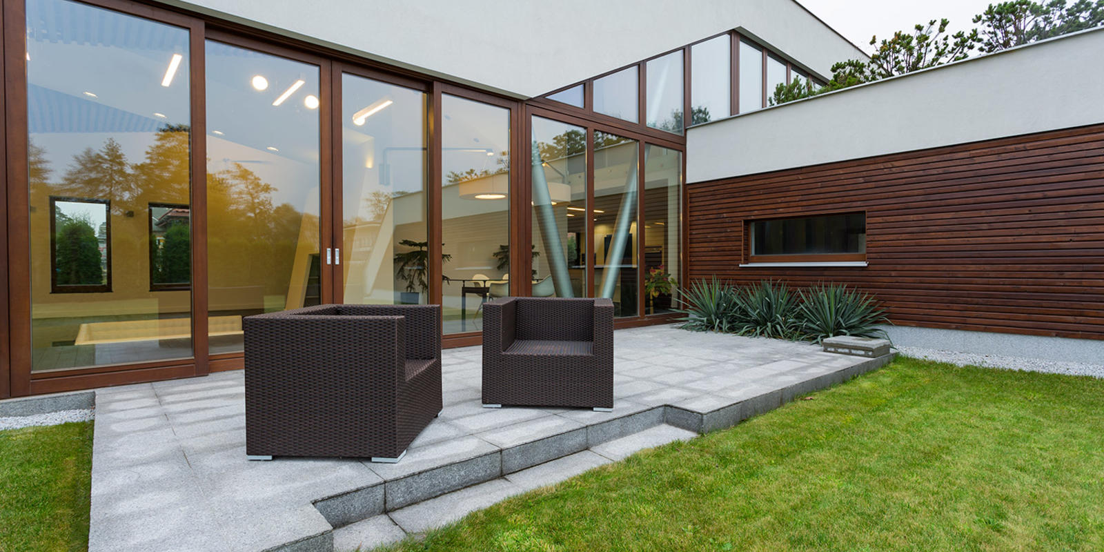 tuin bij woning betrekken