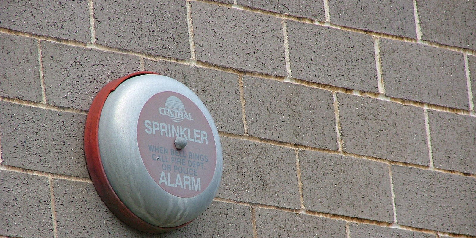 Sprinkler alarm