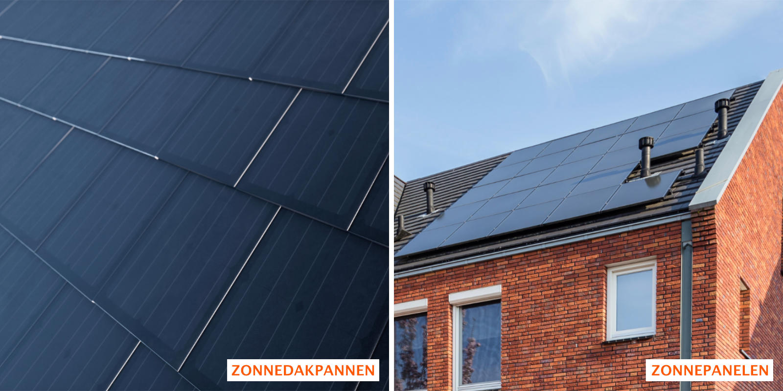 verschil zonnedakpannen en zonnepanelen