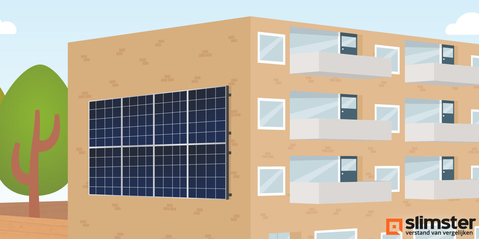 zonnepanelen gevel