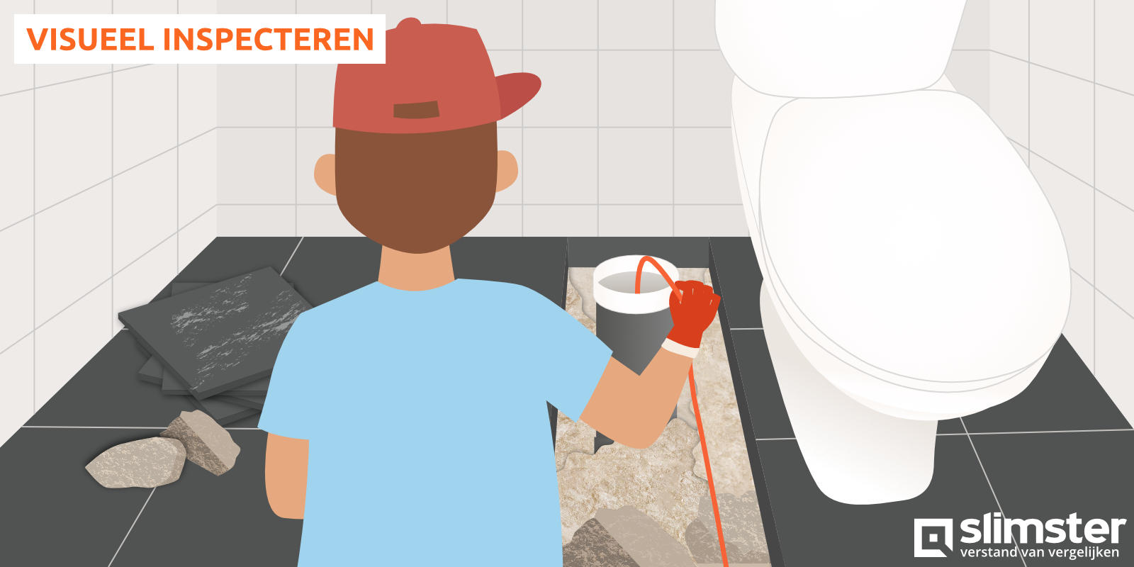 riool visueel inspecteren door loodgieter