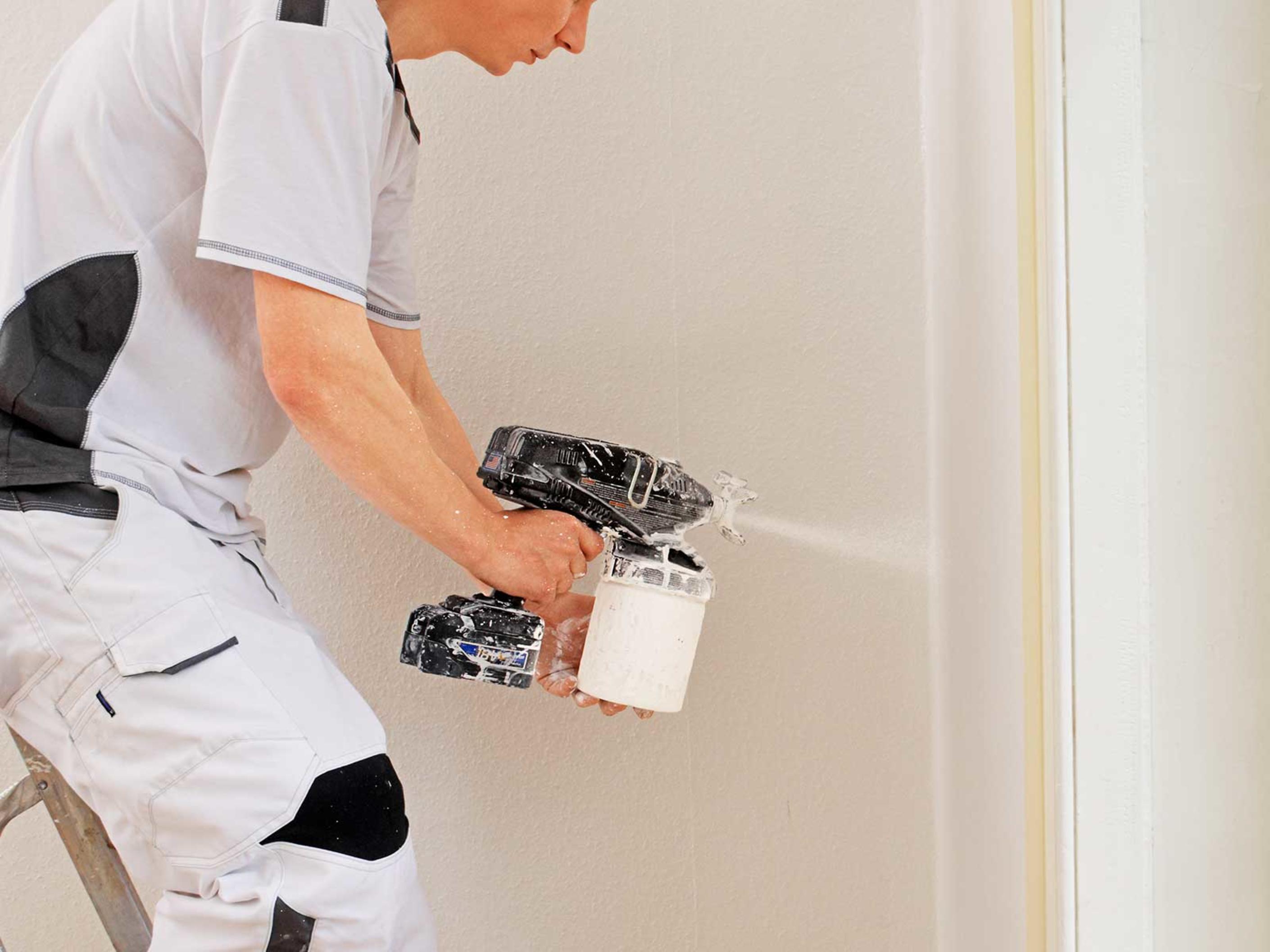 Woning verfspuiten