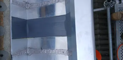expansiestuk zinken dakgoot solderen