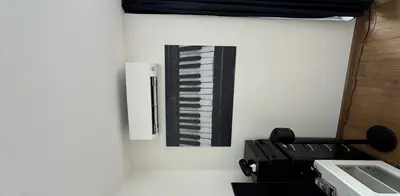 Voorbeeld: Daikin binnenunit aan de muur