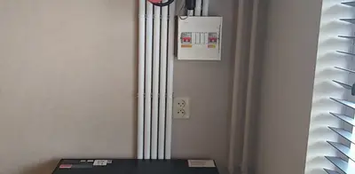 Pytes battery met Solis omvormer. Opslagcapaciteit 10 kWh.