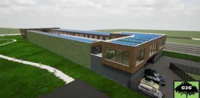 Ontworpen bedrijfsgebouw