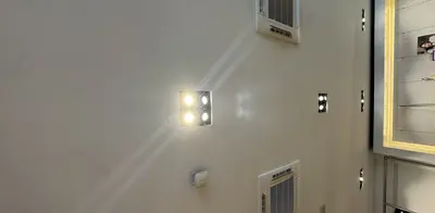 Voorbeeld: Cassette-units ingebouwd