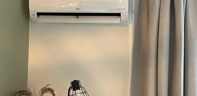 LG airco binnenunit werkkamer