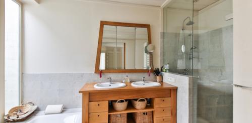houtlook badkamer