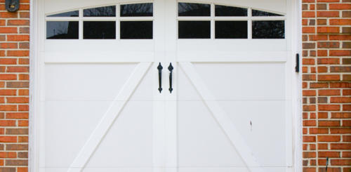 dubbele garagedeur hout