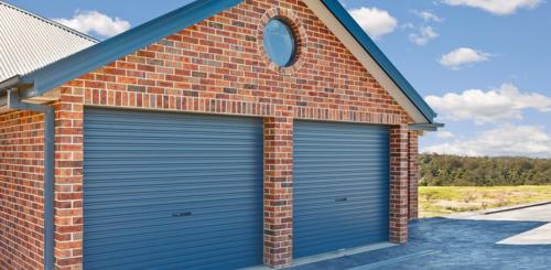 dubbele stalen garagedeur