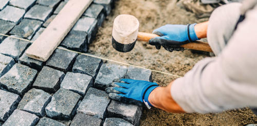 bestrating laten leggen