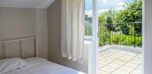 dakkapel met balkon