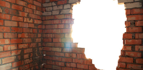 opening maken in niet dragende muur