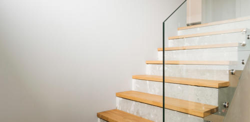 glazen balustrade