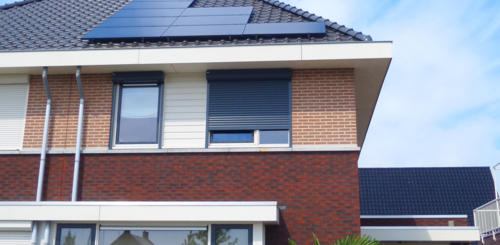 uitbouw voorkant woning