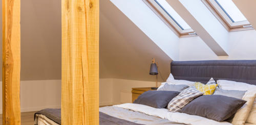 zolder verbouwen tot slaapkamers
