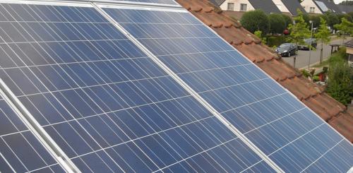 zonnepanelen schuin dak