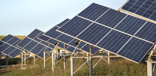 draaibare zonnepanelen op grond