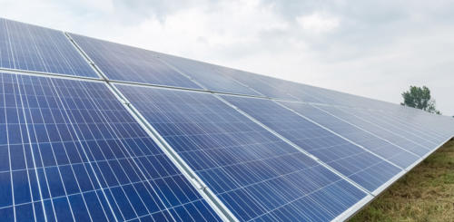 vrije veld opstelling zonnepanelen