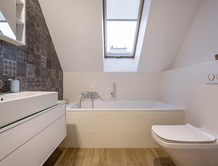Badkamer op zolder