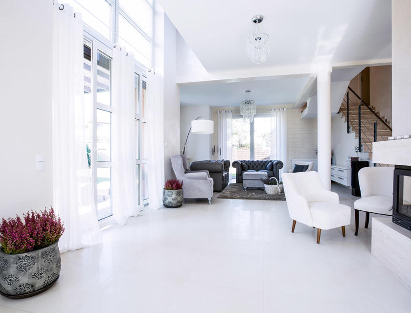 Keramische tegelvloer