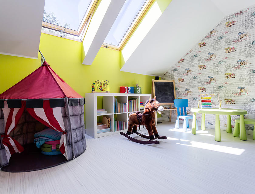 Kinderkamer op zolder