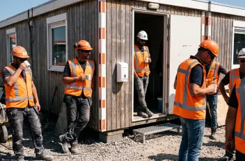 Verplicht volgens cao, maar slechts één op drie bouwwerkgevers biedt zonnebrandcrème aan