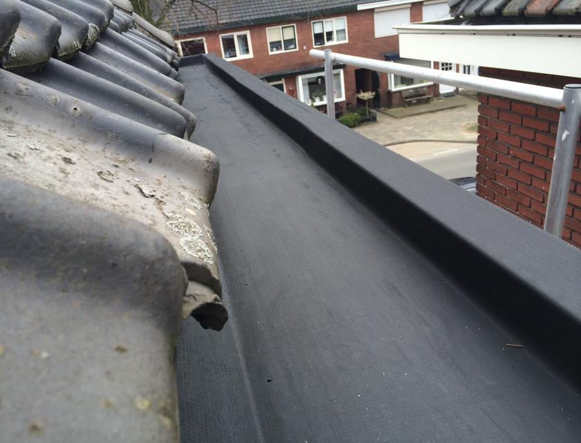 Dakgoot renoveren met EPDM