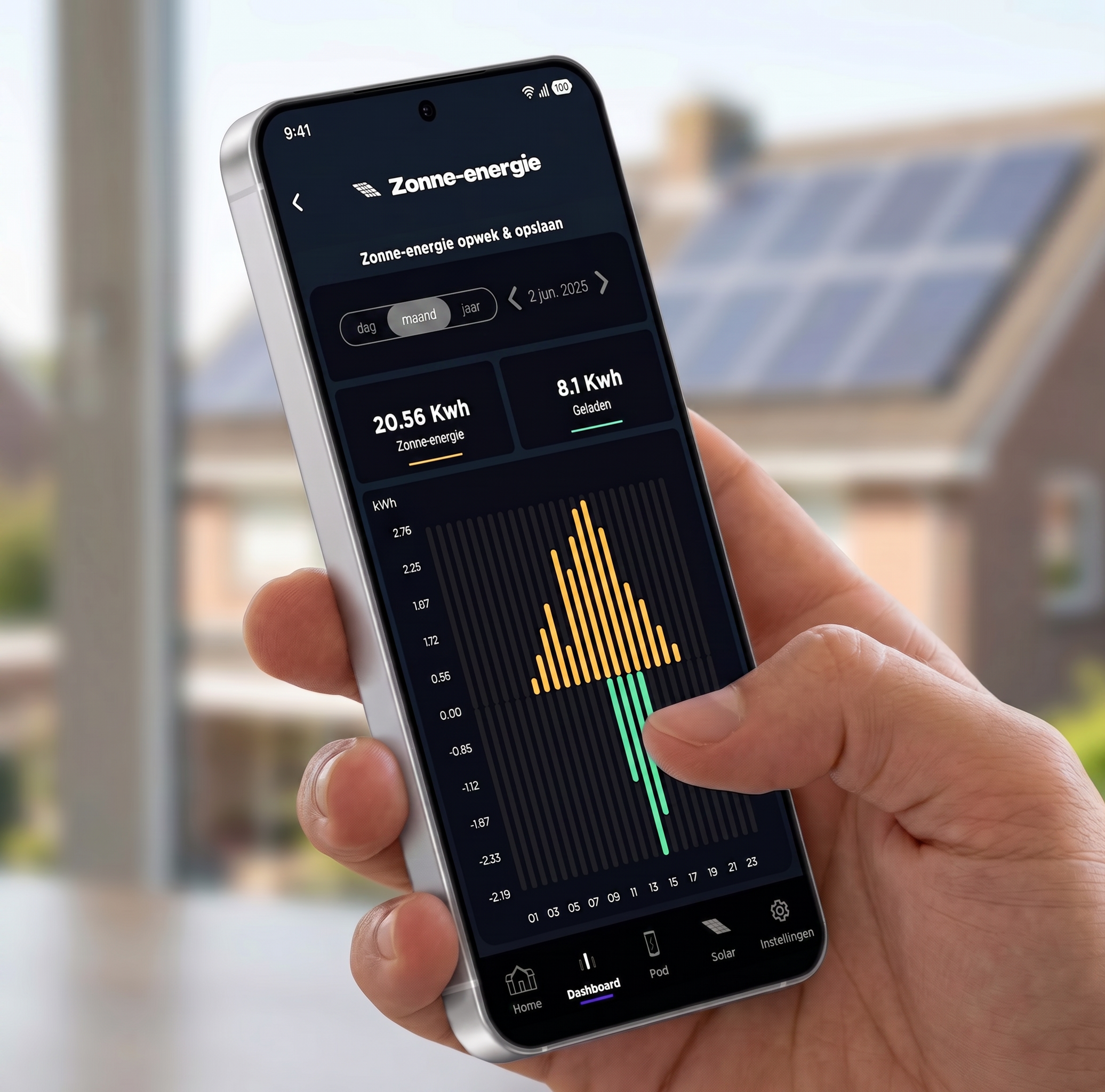 planetpod app thuisbatterij