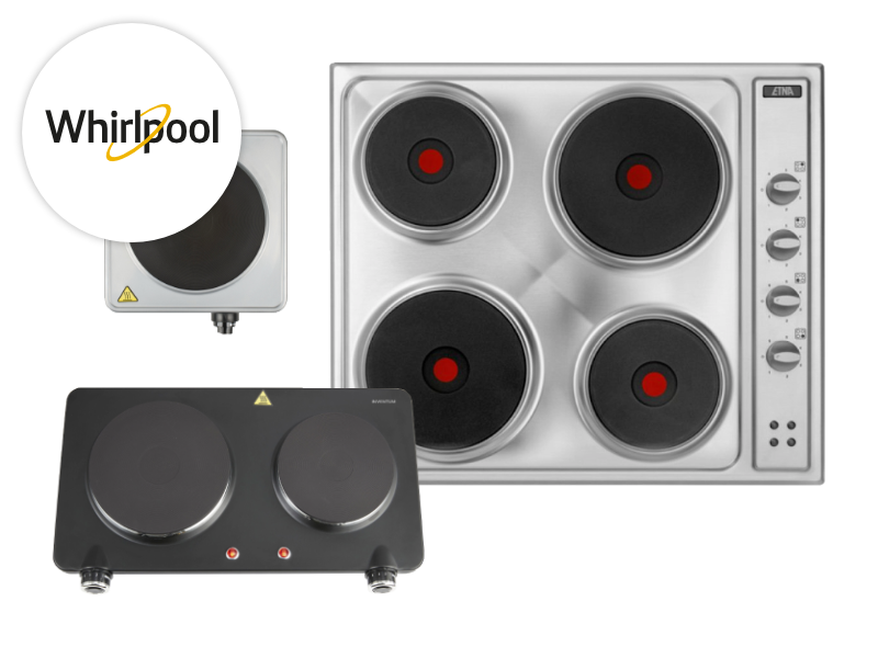 Whirlpool elektrische kookplaten