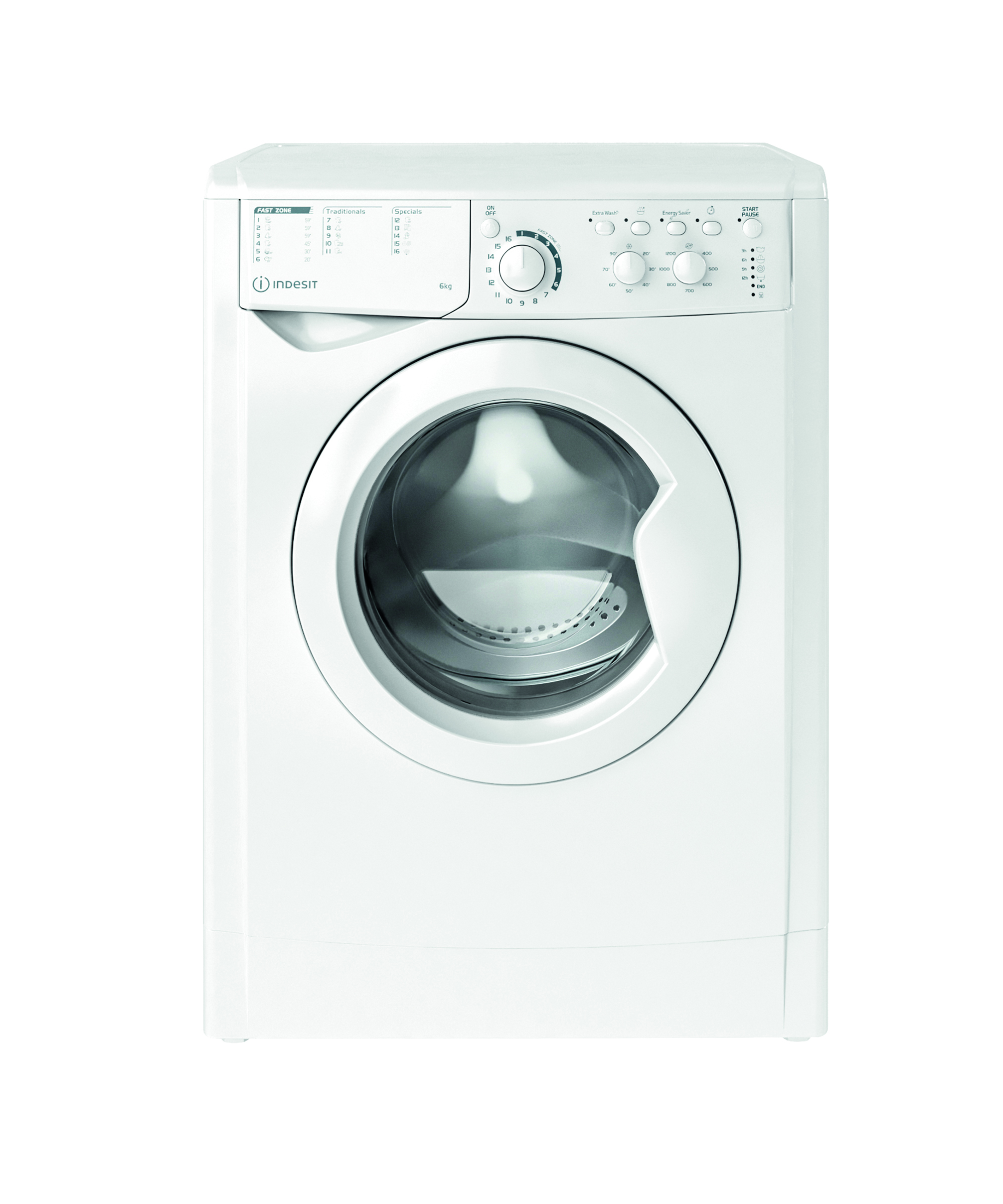 Indesit EWSC 61251 W EU N wasmachine - Slimster